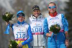 Анна Миленина, завоевавшая бронзовую медаль в лыжных гонках на Паралимпиаде