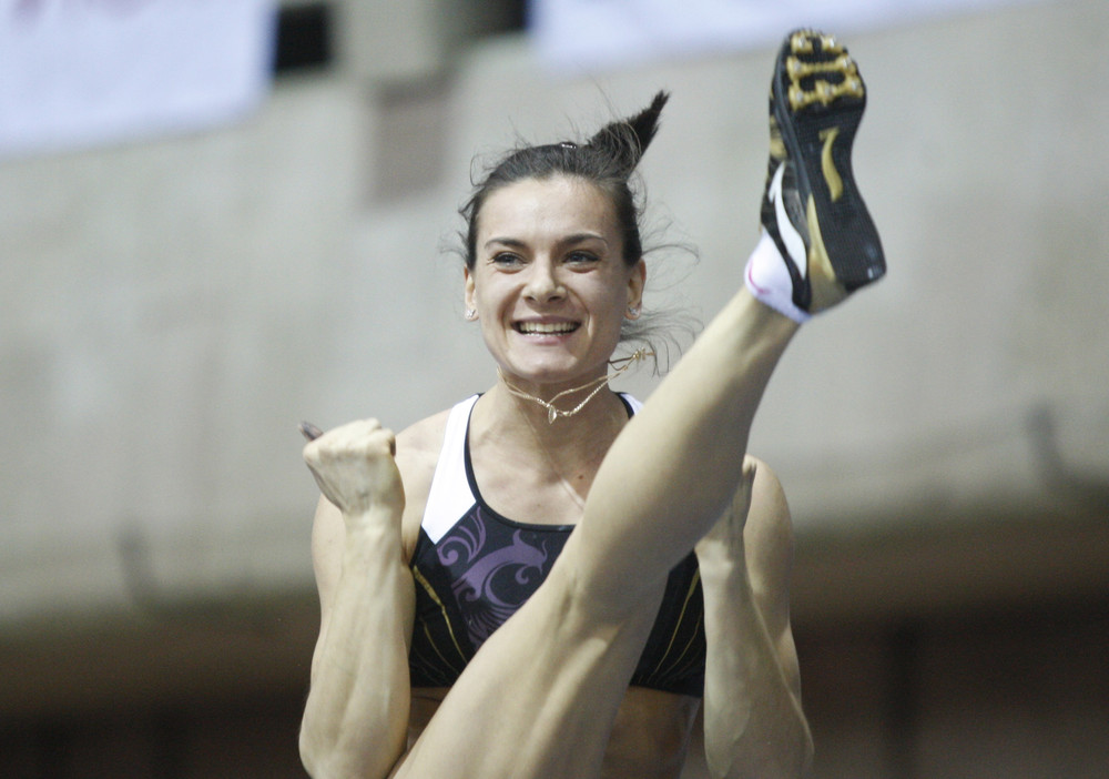 Елена Исинбаева в 2010 году