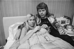 Коллеги и супруги Агнета Фельтског и Бьорн Ульвеус, 1974 год