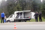 Последствия аварии с участием спецавтомобиля ФСИН и грузового автомобиля в Ленинградской области, 4 мая 2018 года