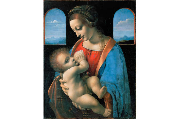 Леонардо да Винчи «Мадонна Литта» (1490—1491)