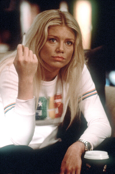 Пита Уилсон на&nbsp;съемках сериала «Девочки в&nbsp;большом городе» (2001)