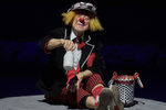 Клоун Олег Попов на премьере цирковой программы «Пусть всегда будет солнце» на арене цирка Чинизелли в Санкт-Петербурге, 2016 год