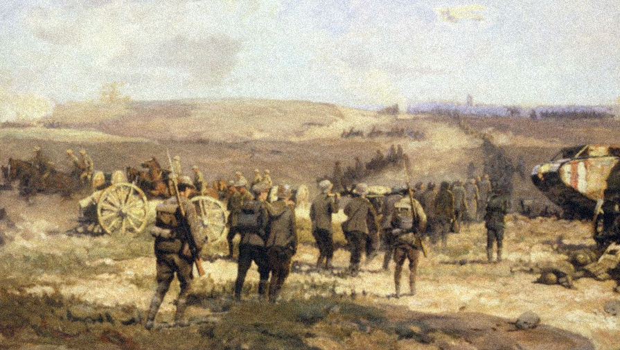 «8 августа 1918», картина маслом Уилла Лонгстаффа