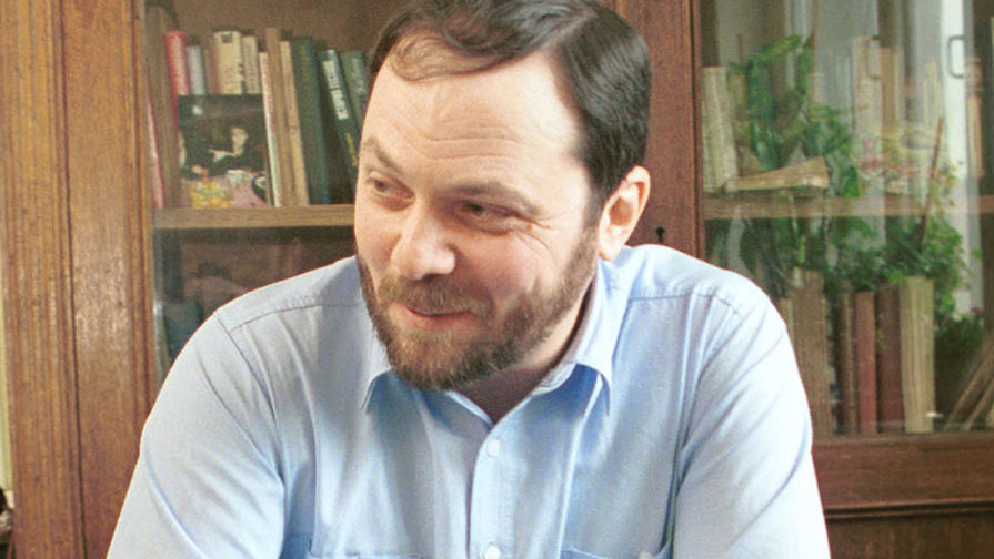 Телеведущий информационной службы Владимир Кара-Мурза у&nbsp;себя дома, 2001 год