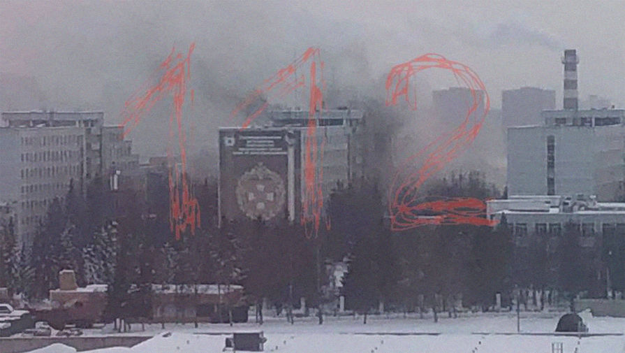 Пожар произошел в казарме в Новой Москве