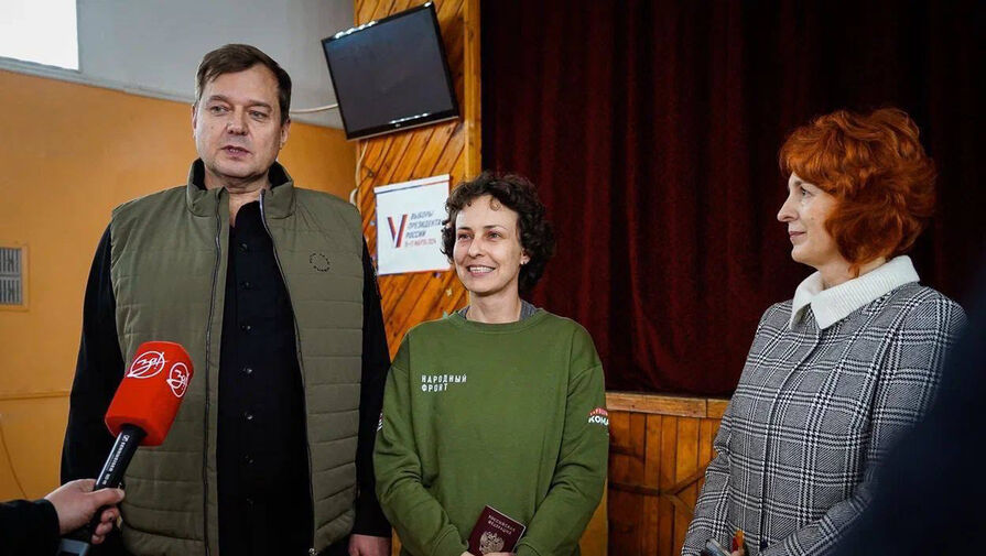 Губернатор Запорожской области проголосовал на выборах президента РФ