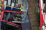 Ситуация на месте ДТП с двухэтажным автобусом в Лондоне