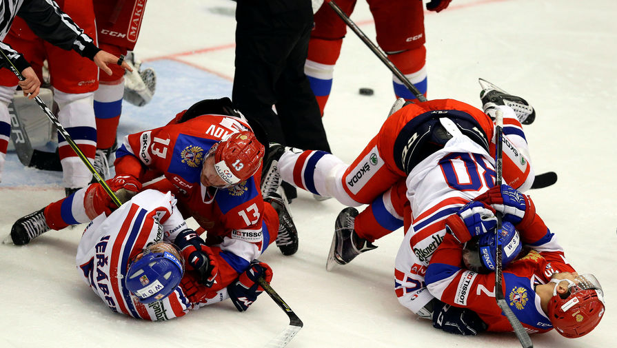 Хоккеисты сборных России и Чехии в&nbsp;третьем матче на&nbsp;Евротуре
