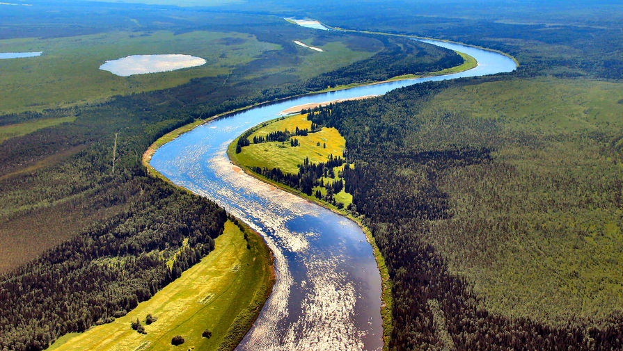 Река Печора в&nbsp;Ижемском районе, Республика Коми