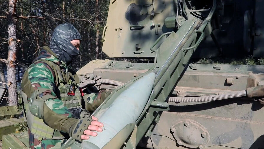 Минобороны России показало работу гаубицы Мста-С