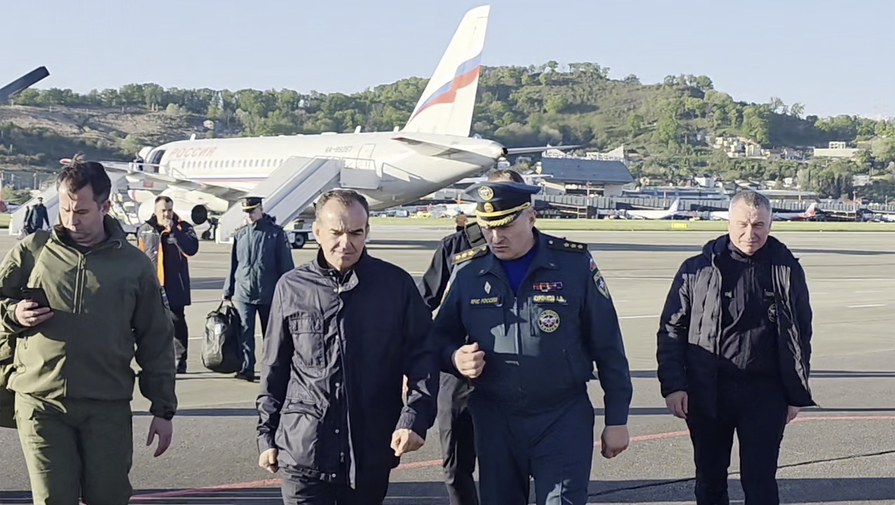 Глава МЧС прибыл в Краснодарский край