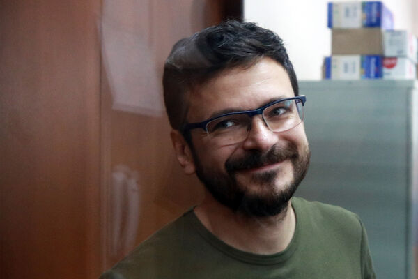 Депутат муниципального округа Красносельский Илья Яшин в Басманном районном суде Москвы, 13 июля 2022 года