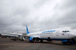 Самолет авиакомпании «Добролет» перед первым рейсом в Симферополь в аэропорту Шереметьево