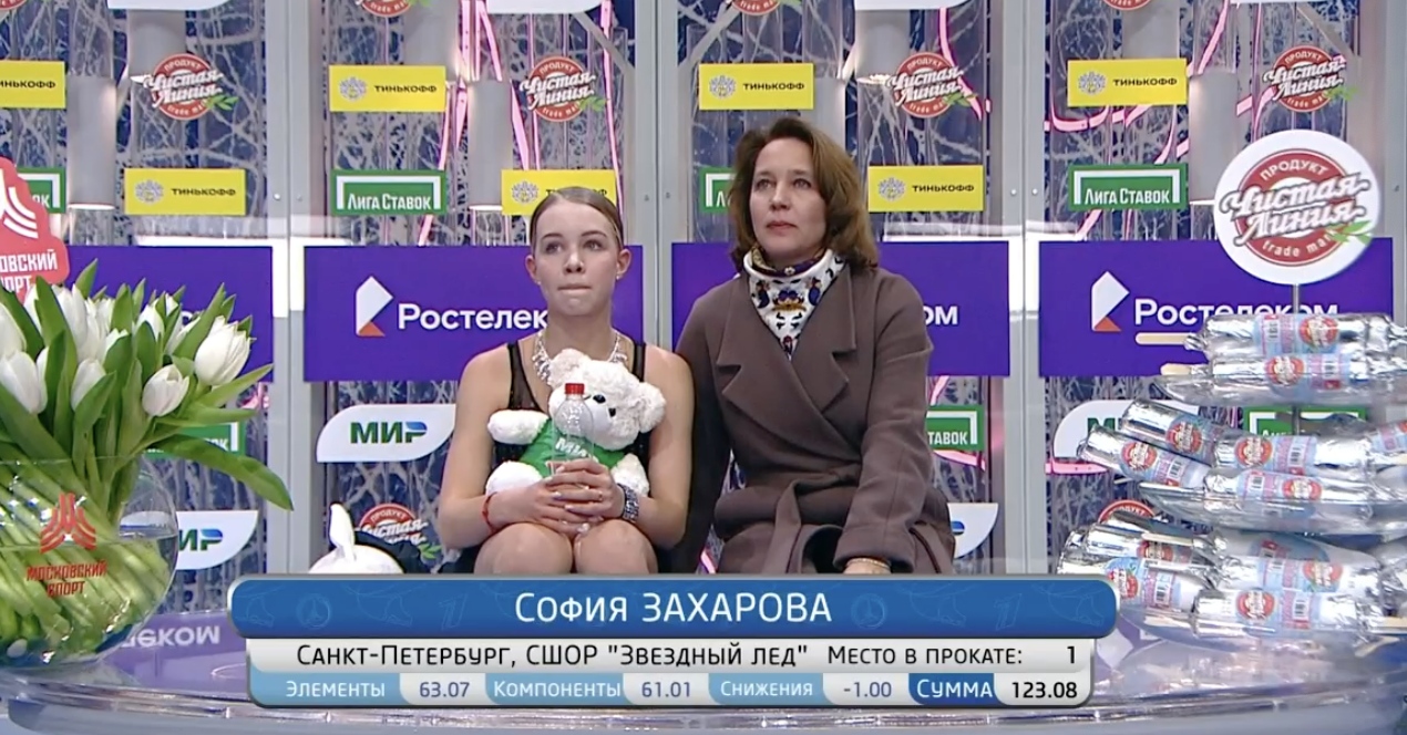 Валиева страшно упала, но все равно обыграла Акатьеву, которая сделала три элемента ультра-си