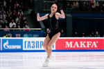Александра Трусова выступает в произвольной программе на чемпионате России — 2022