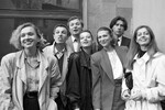 Игорь Верник (второй слева)Среди артистов МХАТа имени А.П.Чехова, 1991 год