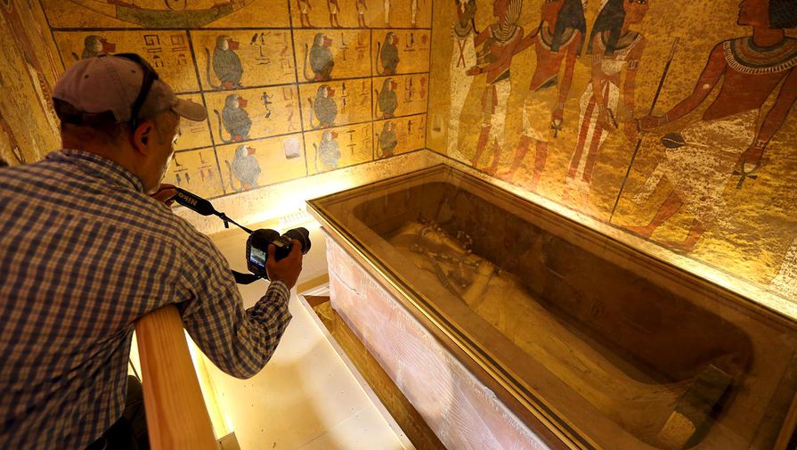 Саркофаг Тутанхамона в&nbsp;Долине Царей в&nbsp;Луксоре, 28&nbsp;ноября 2015&nbsp;года