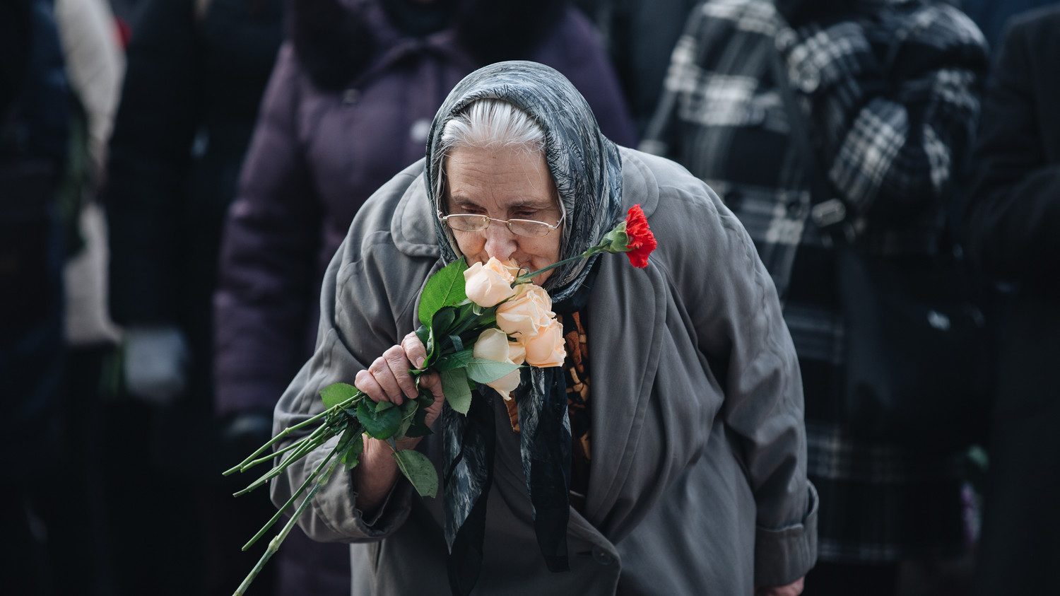 Памятные мероприятия около Театрального центра на Дубровке, 26 октября 2017 года