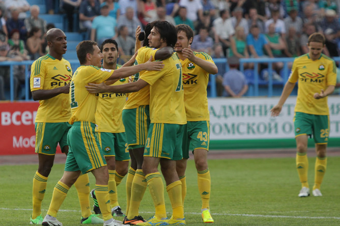 Краснодарская «Кубань» отпраздновала победу в Томске