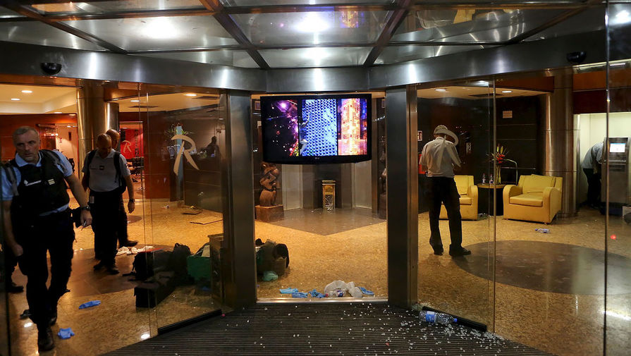 Отель Radisson после нападения исламистов