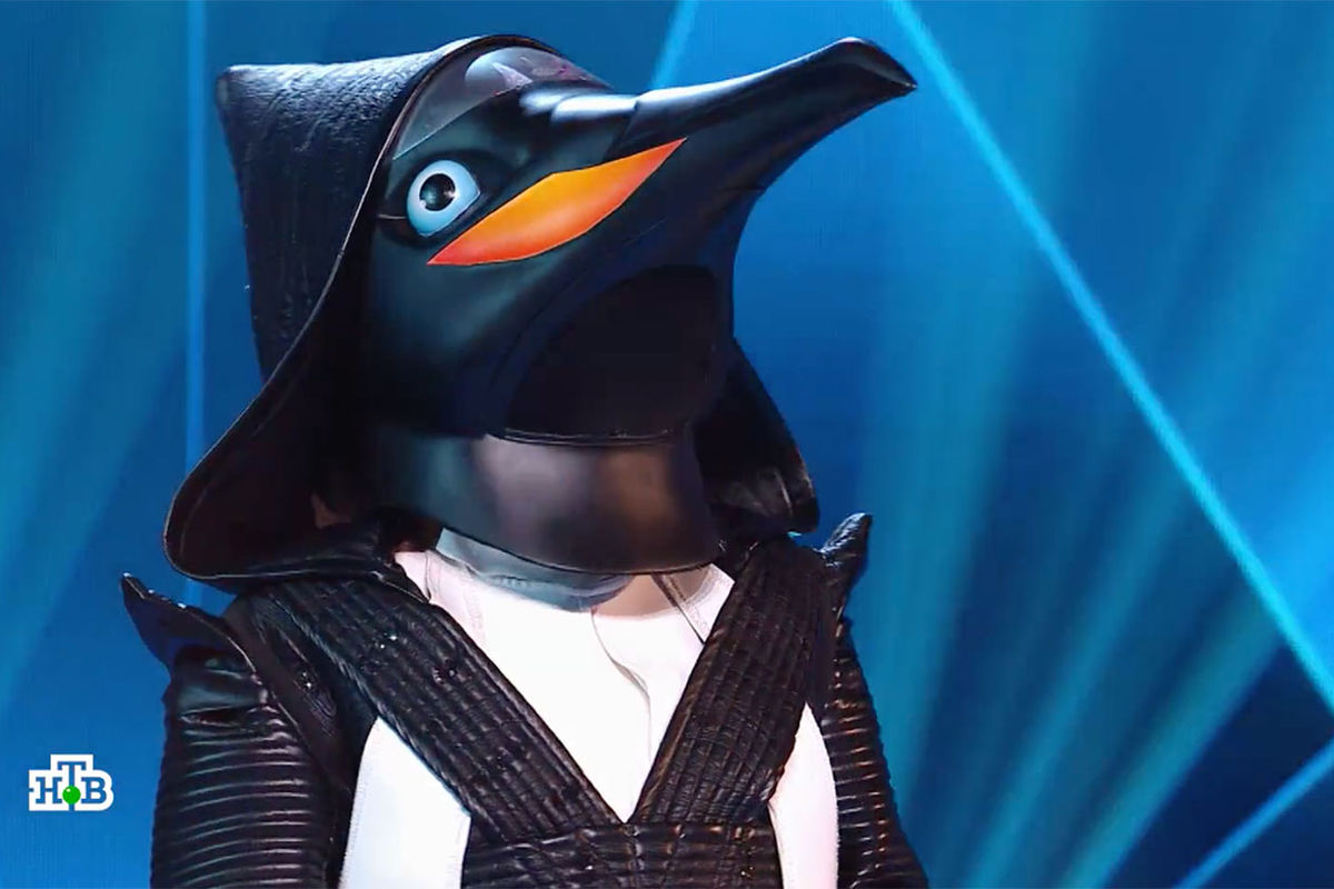 Шоу маска пингвин