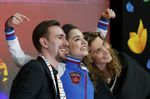 Россиянка Евгения Медведева на чемпионате мира по фигурному катанию в Хельсинки