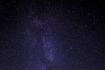 Звездное небо, наблюдаемое в Краснодарском крае во время метеорного потока Персеиды