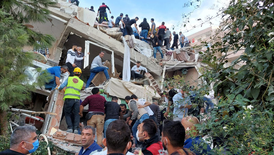 Последствия землетрясения магнитудой 6,6 в&nbsp;турецкой провинции Измир, 30 октября 2020 года