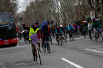 Протестный велозабег в честь Международного женского дня в Мадриде, Испания, 8 марта 2018 года