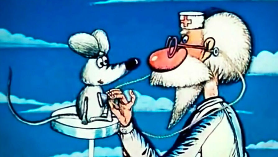 Кадр из советского мультфильма «Доктор Айболит»