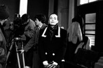 Лариса Гузеева на съемках фильма «Спальный вагон», 1989 год