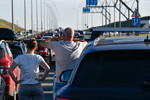 Пробка в сторону Крымского моста