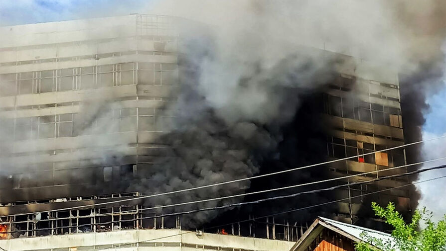 СК назвал возможную причину пожара в подмосковном Фрязино