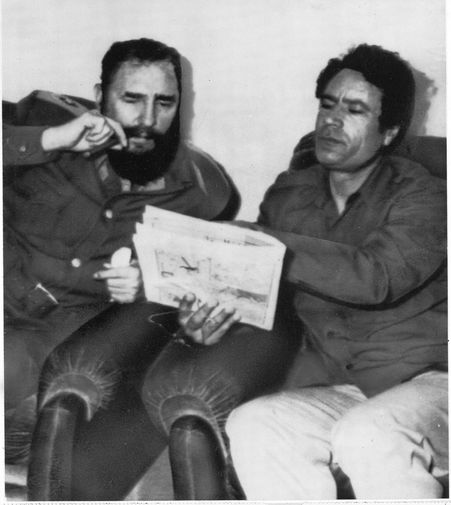 С&nbsp;премьер-министром Кубы Фиделем Кастро, 1977&nbsp;год