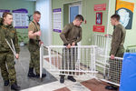 Во время подготовки к размещению эвакуированных граждан России из Китая в лечебно-реабилитационном центре «Градостроитель»