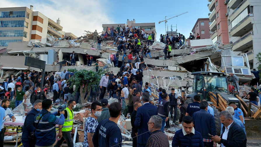 Последствия землетрясения магнитудой 6,6 в&nbsp;турецкой провинции Измир, 30 октября 2020 года