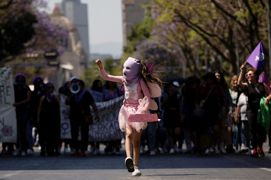 Акция протеста в&nbsp;Международный женский день в&nbsp;Мехико, 8&nbsp;марта 2023&nbsp;года