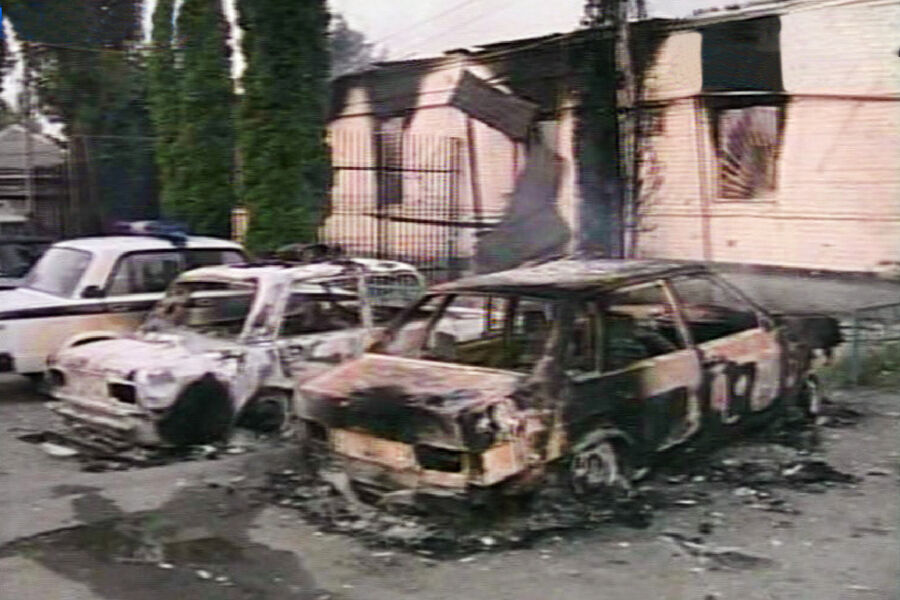 Последствия нападения боевиков в Ингушетии, 22 июня 2004 года