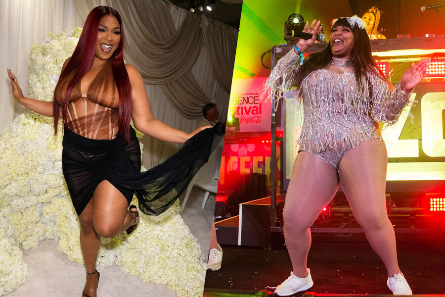 <b>Лиззо</b>
<br><br>
В&nbsp;январе этого года певица, всегда отличавшаяся крупными формами, заявила в&nbsp;соцсетях, что достигла отметки на&nbsp;весах, к&nbsp;которой стремилась, &mdash; по&nbsp;ее словам, таких чисел она не видела с&nbsp;2014 года.
<br><br>
В&nbsp;течение всего 2024-го фанаты следили за&nbsp;тем, как Лиззо постепенно сбрасывала вес, в&nbsp;общей сложности она похудела примерно на&nbsp;45 кг. Сама певица называла этот процесс не потерей лишнего веса, а освобождением от него. Лиззо опровергала предположения, что для&nbsp;обретения новых форм она использовала препарат для&nbsp;похудения. Как заявляла артистка, от лишнего веса она избавлялась медленно и аккуратно, благодаря силовым тренировкам и дефициту калорий.
