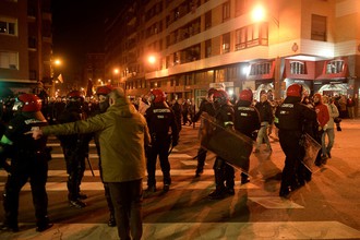 Столкновения между фанатами «Спартака» и «Атлетика» в Бильбао