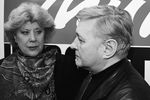 Оперная певица Елена Образцова и театральный режиссер Роман Виктюк, 2000 год