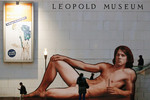 В понедельник музей Леопольда посетили около 60 человек