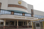 Здание музея первого президента Республики Казахстан в Нур-Султане (ранее Акмолинск, Целиноград, Акмола, Астана?)