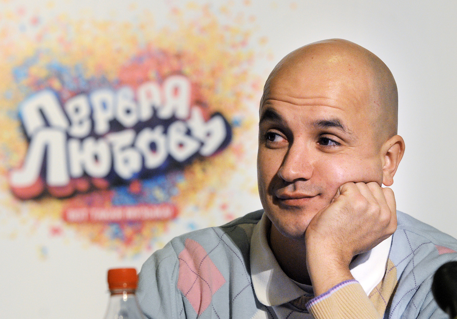 Егор Дружинин после пресс-показа фильма «Первая любовь» в кинотеатре «Атриум»