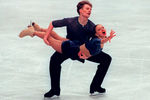 Роман Костомаров и Анна Семенович на чемпионате Европы по фигурному катанию 2000 в Вене, Австрия
