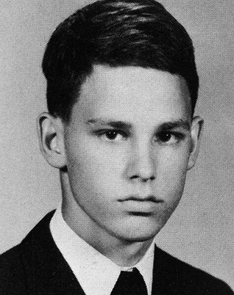 Школьный портрет Джима Моррисона, 1961 год