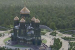 Рендер с изображением Главного храма ВС РФ, кадр из видео Минобороны России