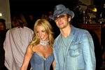 Бритни Спирс и Джастин Тимберлейк на премии American Music Awards, 2001 год