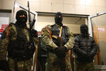Во время захвата здания городского отдела милиции в Краматорске вооруженными люди в камуфляже